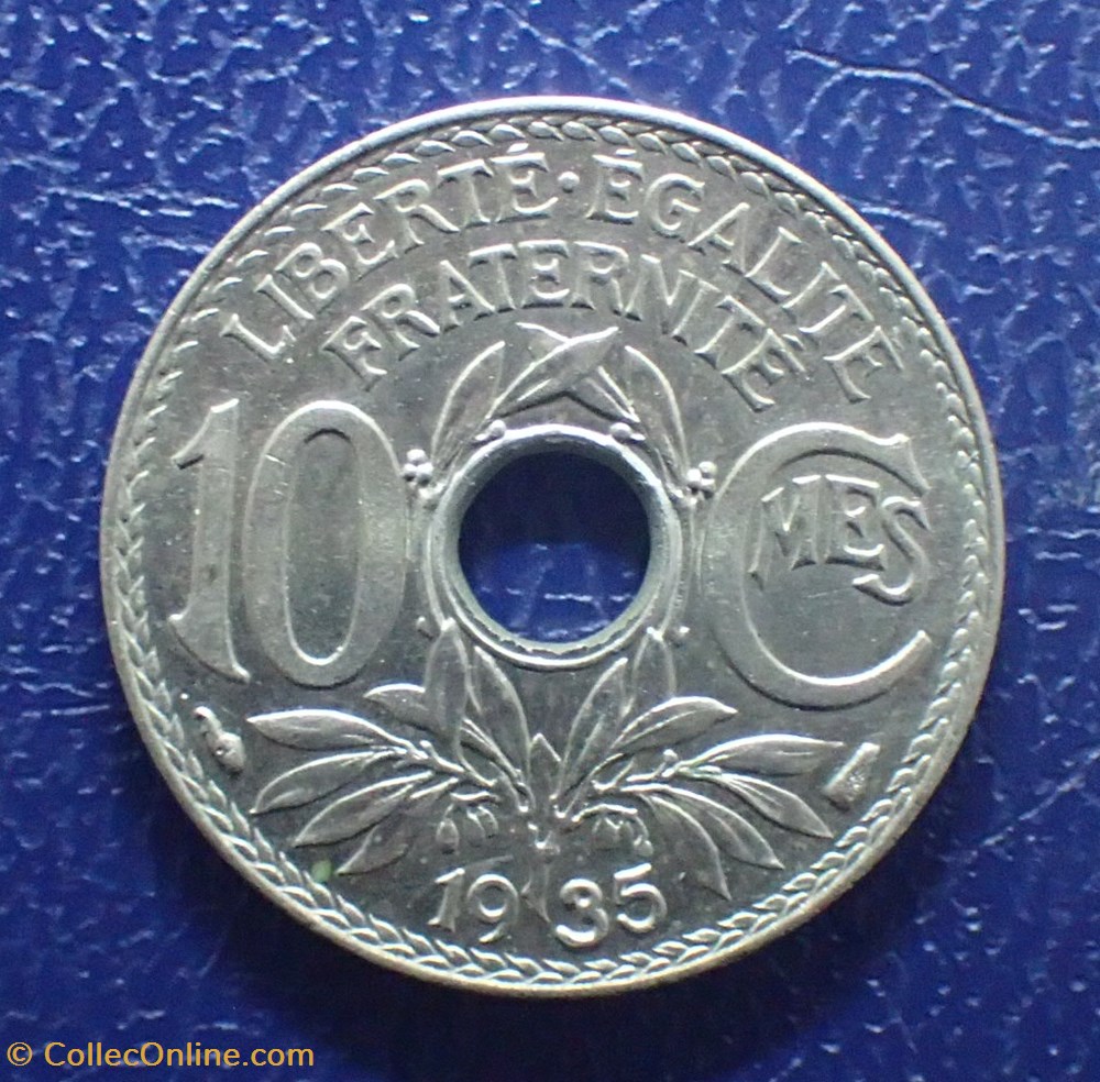10 CENTIMES 1935 Lindauer monnaies france modernes 10 centimes 1935 lindauer
