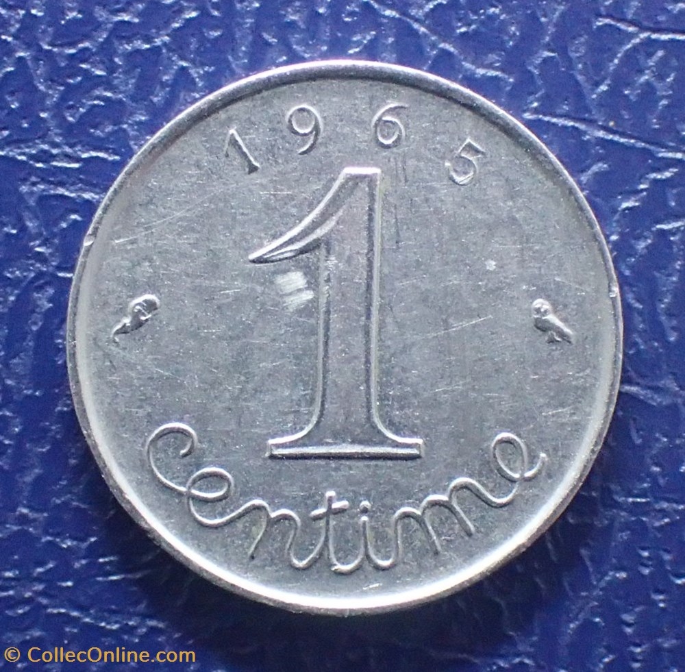 1 CENTIME Epi 1965 monnaies france a modernes 1 centime epi 1965