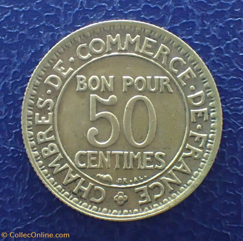 50 CENTIMES 1929 Chambre de commerce monnaie france moderne 50 centimes 1929 chambre de commerce