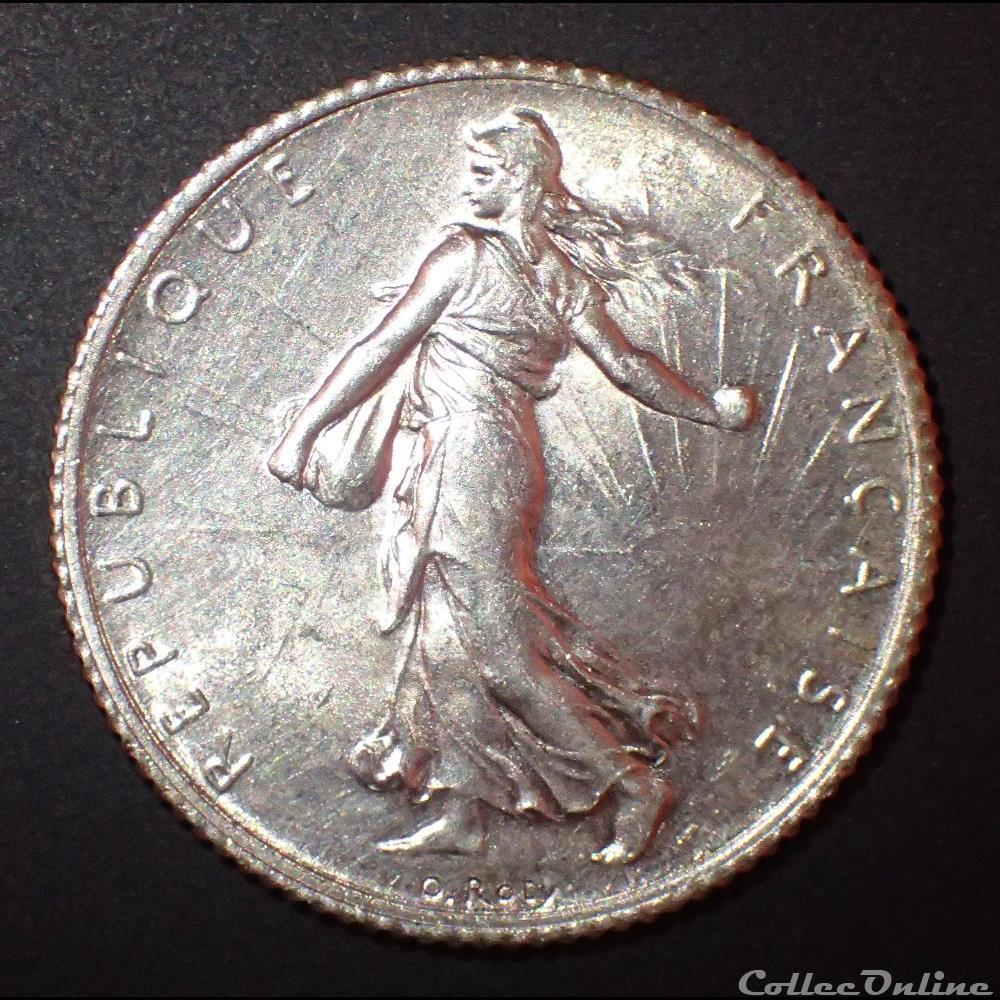 monnaie france moderne 1 franc 1920 semeuse