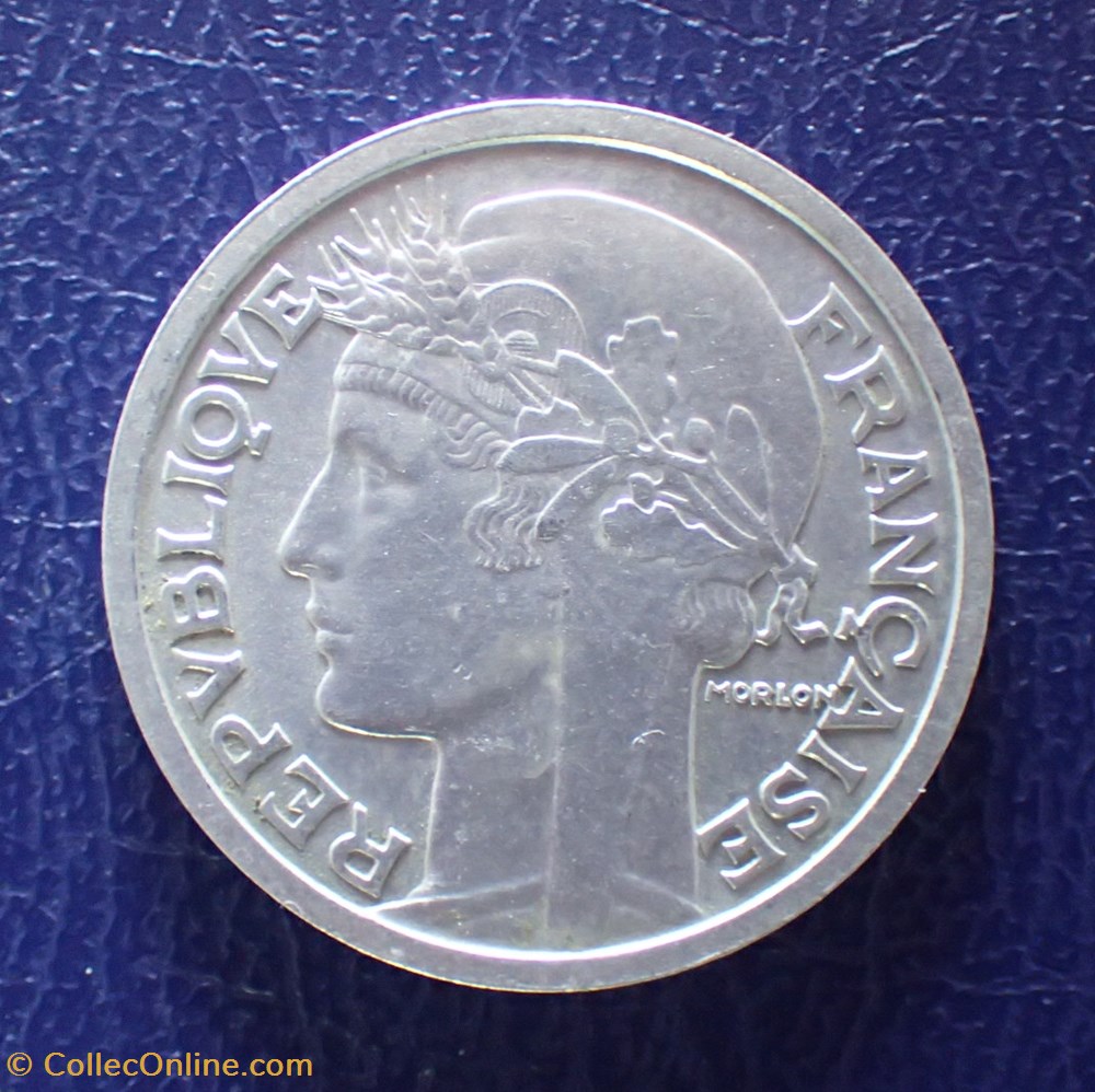 2 FRANCS 1958 Morlon chouette en aluminium monnaies monde france 2 francs 1958 morlon chouette en aluminium