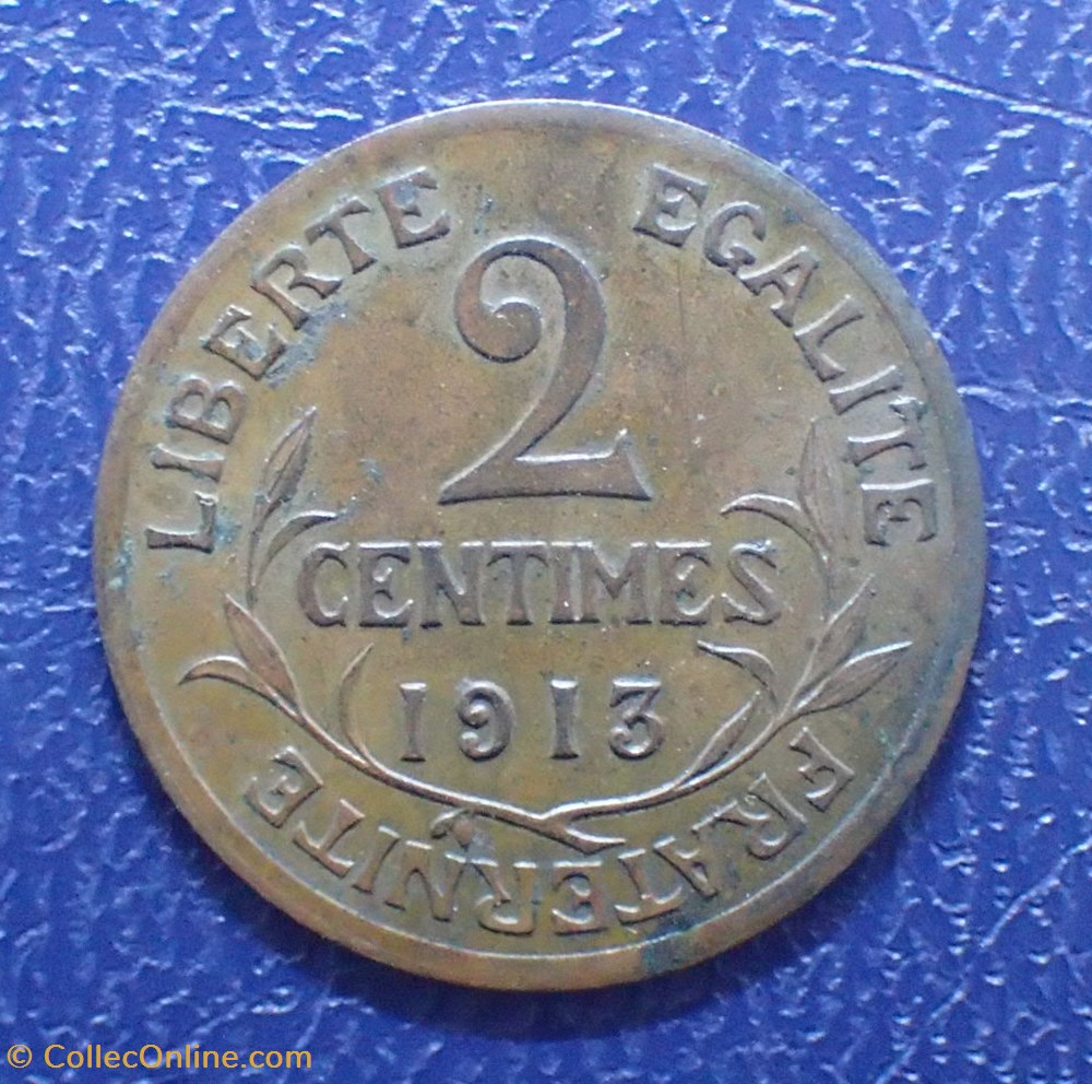 2 Centimes 1913 Daniel-Dupuis monnaies france modernes 2 centimes 1913 daniel dupuis