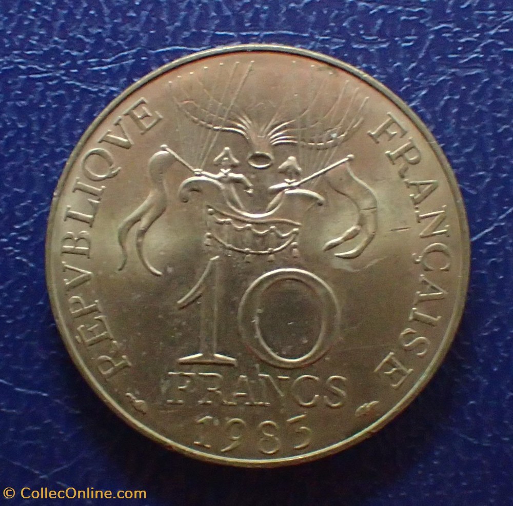 10 FRANCS Conquete de l'espace 1983 tranche A monnaies france modernes 10 francs conquete de espace 1983 tranche a
