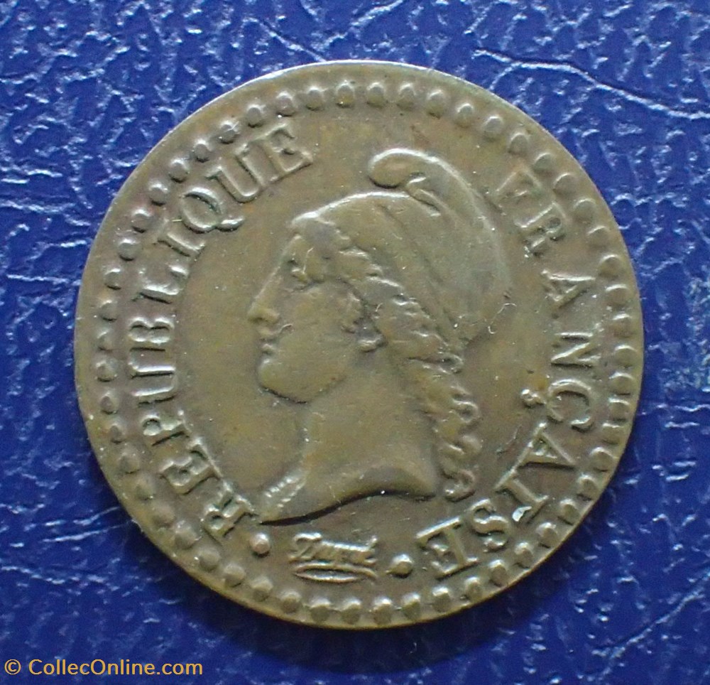 UN CENTIME Dupré An 7A monnaies france modernes un centime dupre an 7a