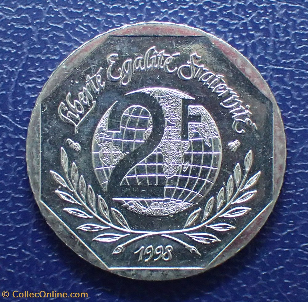 2 FRANCS 1998 René Cassin monnaie france moderne 2 francs 1998 rene cassin