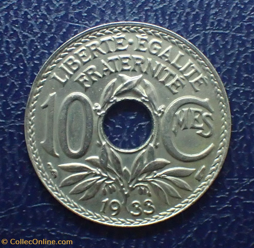 10 CENTIMES 1933 Lindauer monnaies france modernes 10 centimes 1933 lindauer