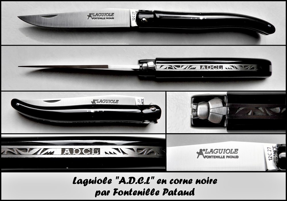 Fontenille Pataud - ADCL corne couteaux fontenille pataud adcl corne
