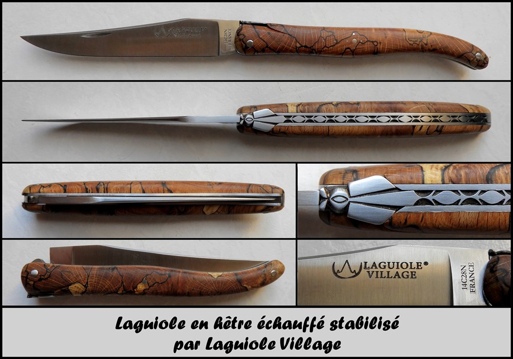 couteaux laguiole village hetre echauffe