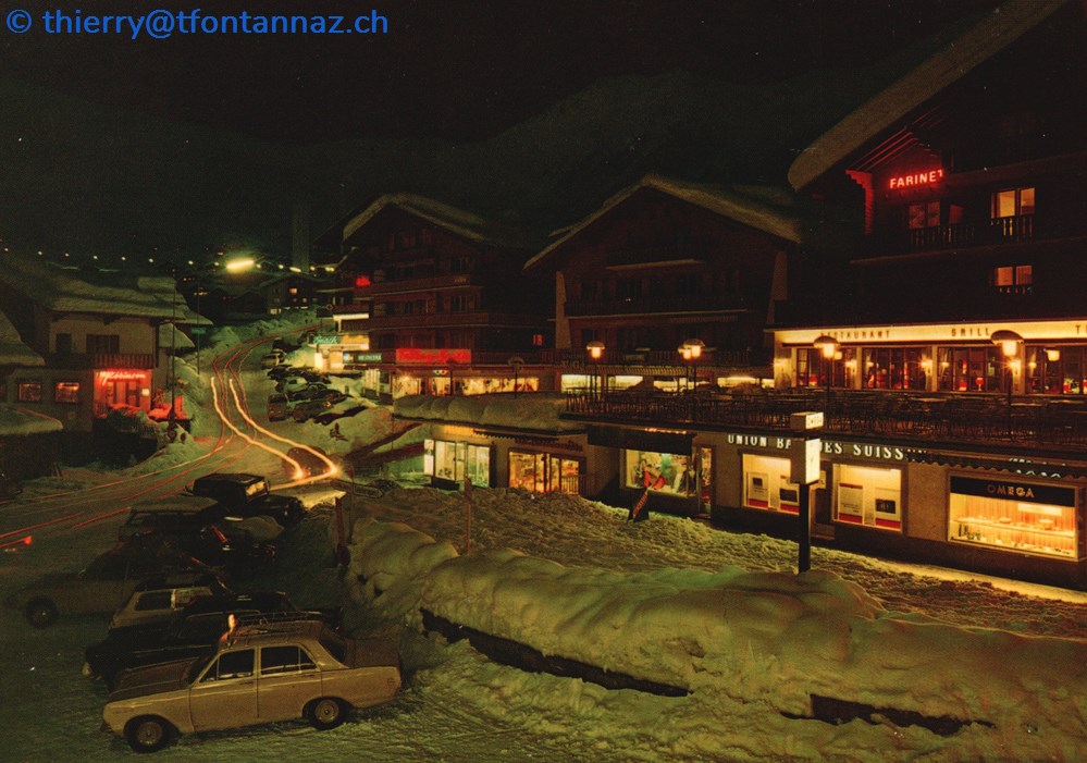 cartes postales europe suisse verbier centre de la station v033