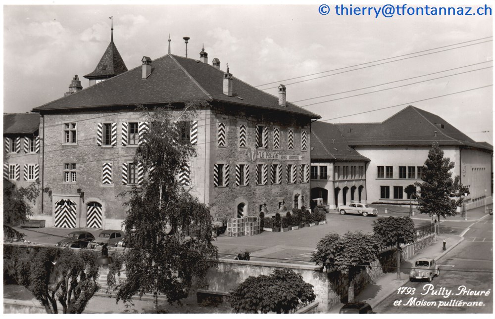 cartes postales europe suisse pully prieure et maison pullierane p016