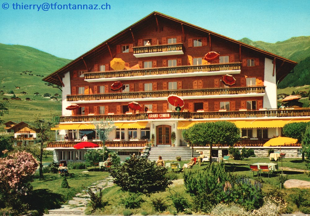 Hôtel Grand-Combin, Verbier (#V060) cartes postales europe suisse hotel grand combin verbier v060
