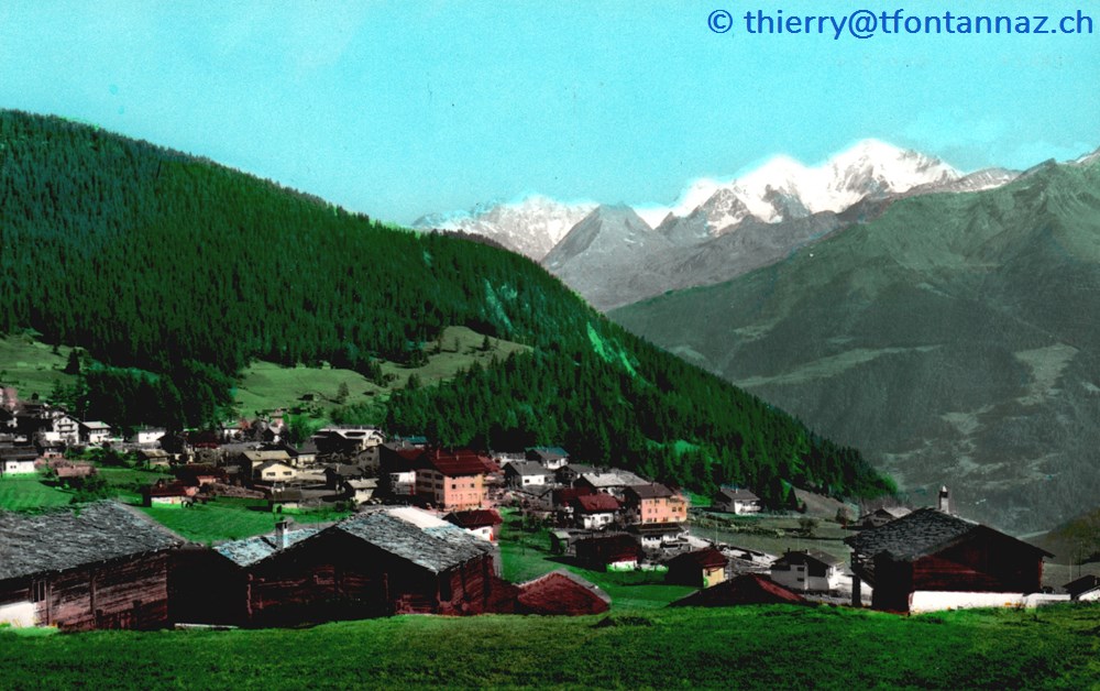 Verbier et le Grand-Combin (#V015) cartes postales europe suisse verbier et le grand combin v015