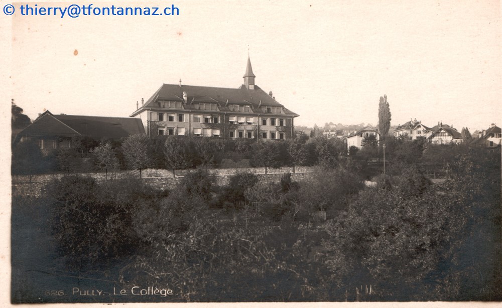 cartes postales europe suisse pully le college principal p041