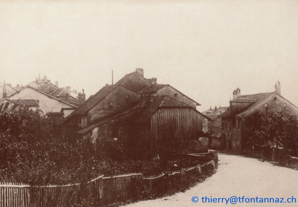 Pully, vieilles maisons du centre du village (#P034) cartes postales europe suisse pully vieilles maisons du centre du village p034