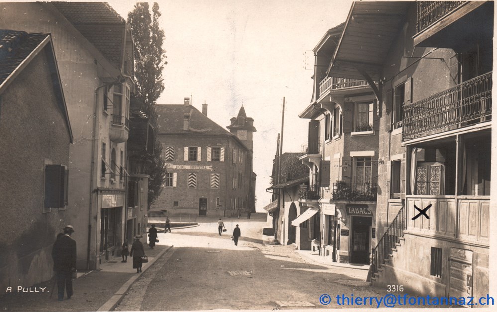 cartes postales europe suisse pully avenue du prieure p025