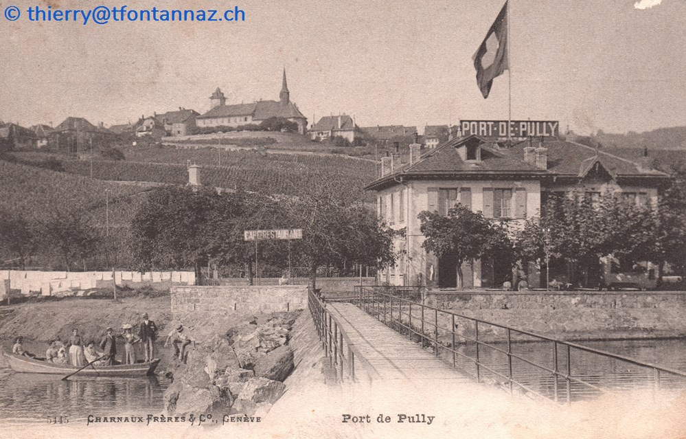 Port de Pully (#P006) cartes postales europe suisse port de pully p006