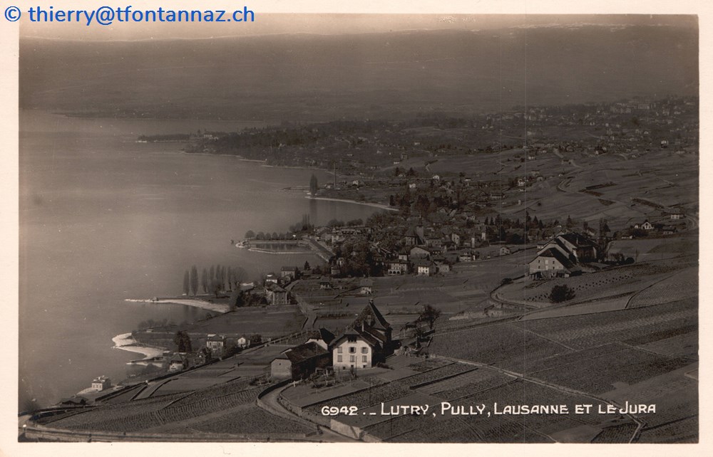 cartes postales europe suisse pully lutry lausanne et le jura p044