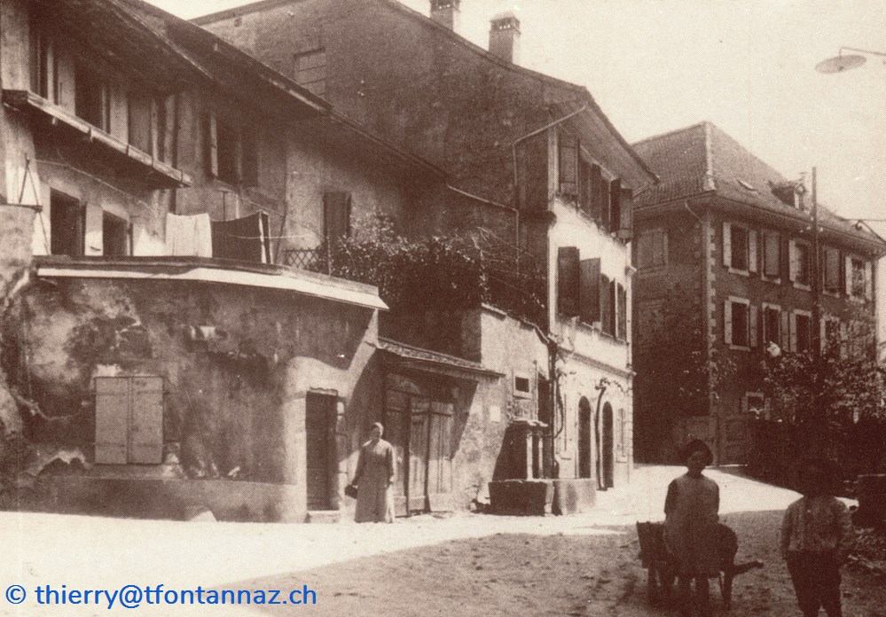 cartes postales europe suisse pully fontaine au chemin davel p027