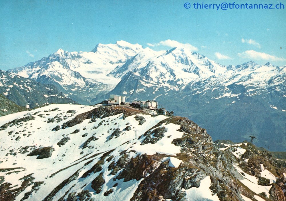 cartes postales europe suisse verbier stations des attelas et mont gele avec vue sur les combins bords denteles v010