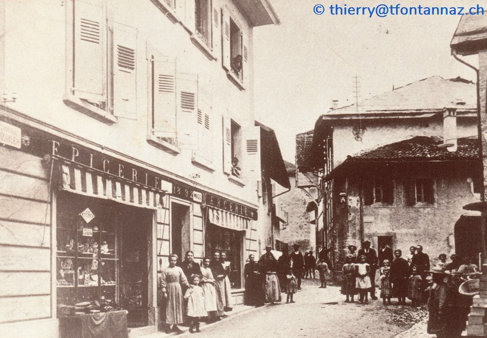 cartes postales europe suisse pully rue du centre p037