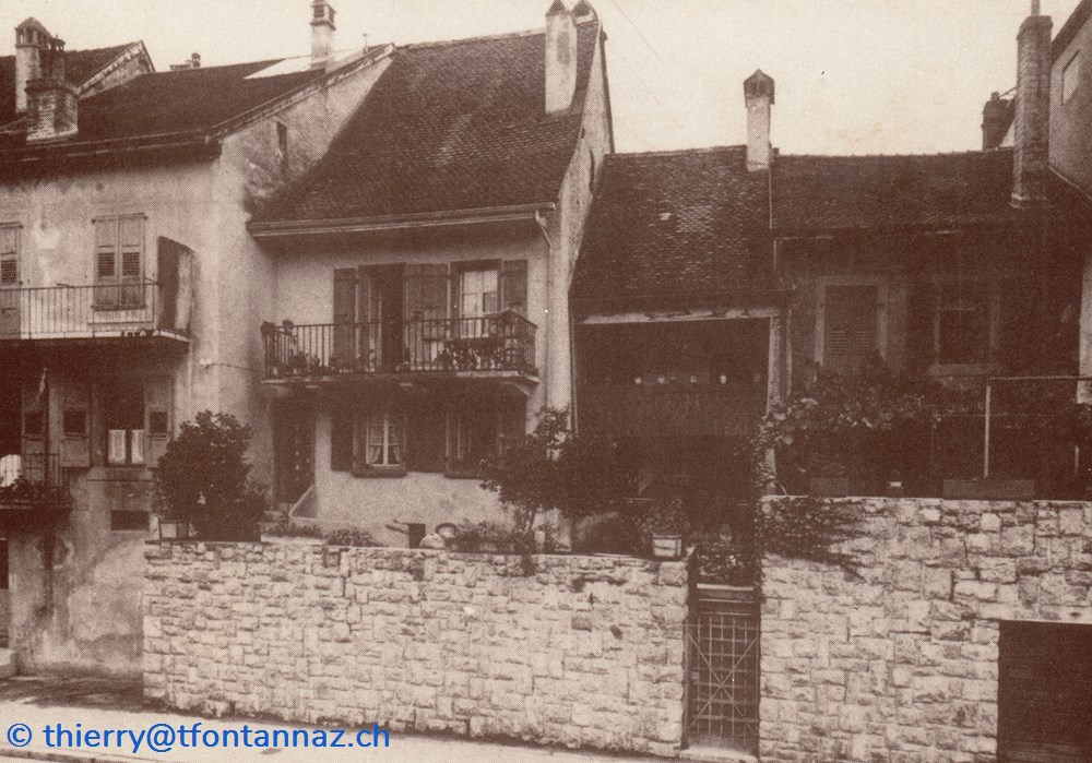 cartes postales europe suisse pully vieilles maisons du centre du village p036