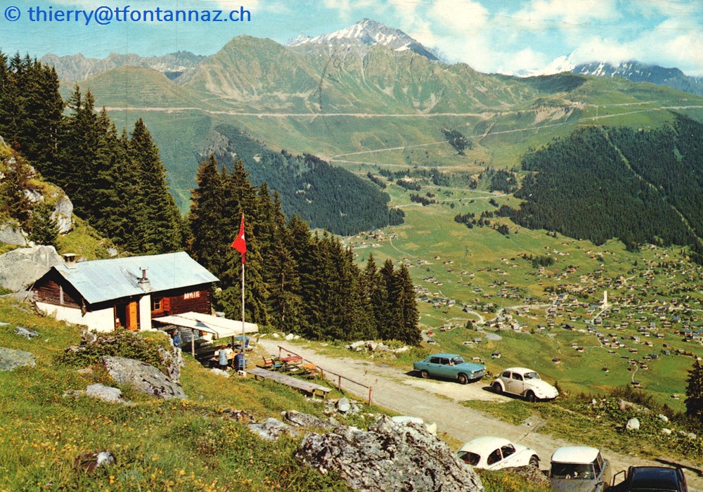cartes postales europe suisse verbier la marlenaz v081