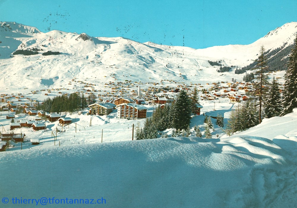 cartes postales europe suisse verbier station et savoleyres v009