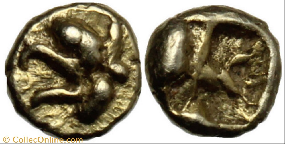 monnaies antiques grecques ionie incertain 1 96 stater 650 a 600 avant j c