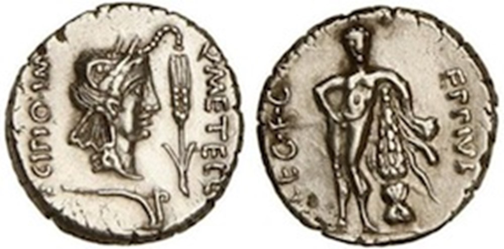 monnaies antiques romaines imperiales et republicaines 047 046 caecilia