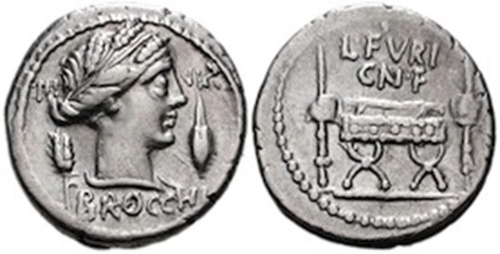 monnaies antiques romaines imperiales et republicaines 063 furia