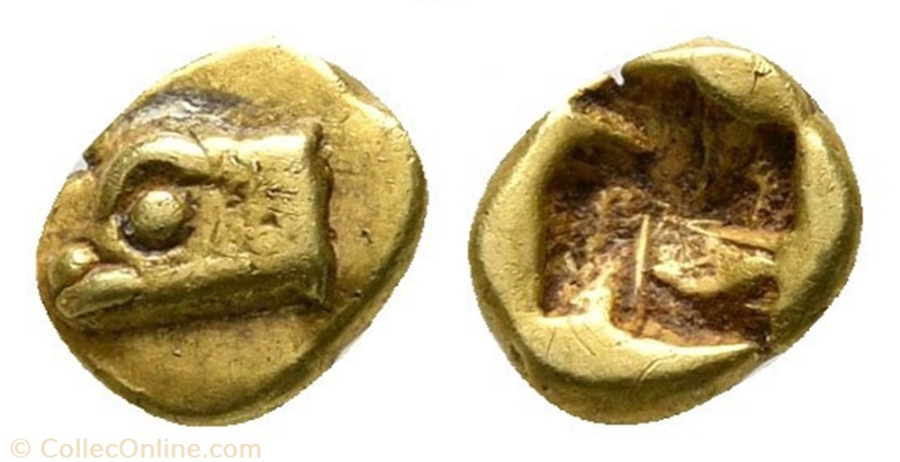 monnaies antiques grecques ionie phocee 1 48 stater 625 a 522 avant j c
