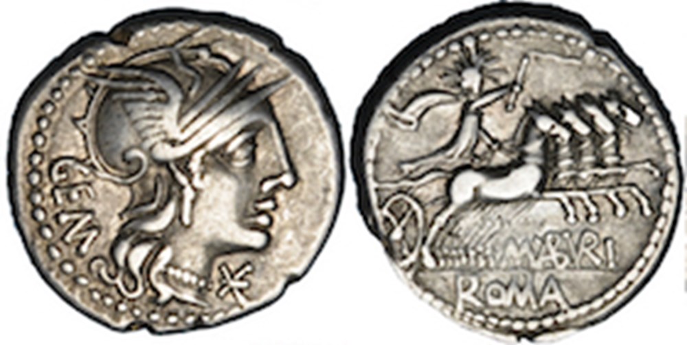 (- 132) Aburia' monnaies antiques romaines imperiales et republicaines 132 aburia
