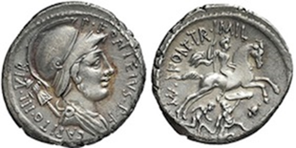 (- 055) Fonteia' monnaies antiques romaines imperiales et republicaines 055 fonteia