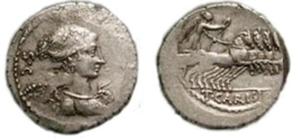 (- 046) Carisia' monnaies antiques romaines imperiales et republicaines 046 carisia