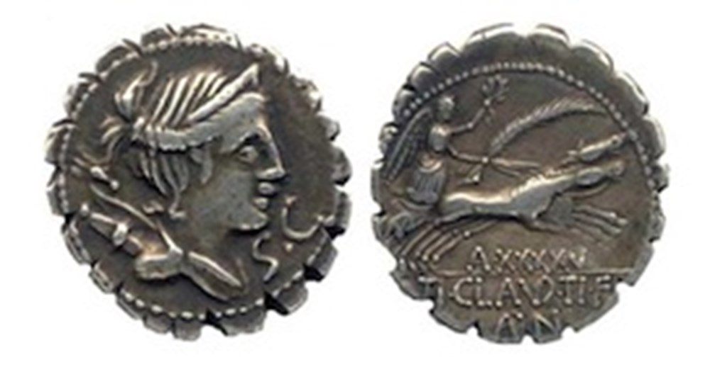 (- 079) Claudia' monnaies antiques romaines imperiales et republicaines 079 claudia