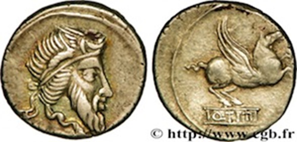 (- 090) Titia" monnaies antiques romaines imperiales et republicaines 090 titia