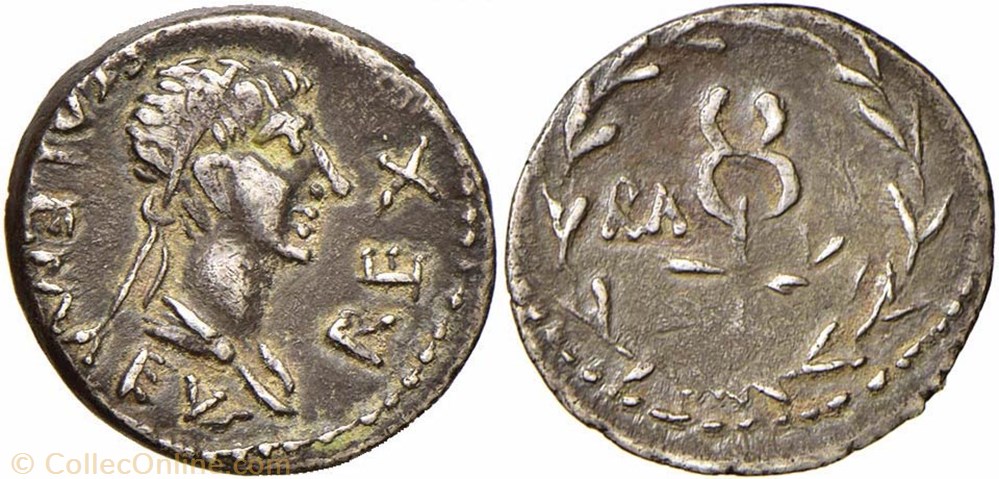 Denier - Ptolémée (25 après J.-C.) monnaies antiquite av jc grecques denier ptolemee 25 apres j c