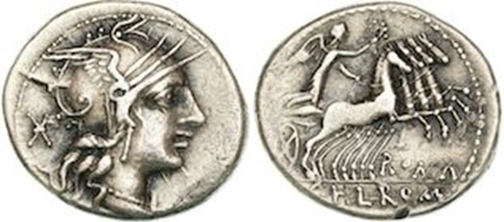 monnaies antiques romaines imperiales et republicaines 118 117 fabia