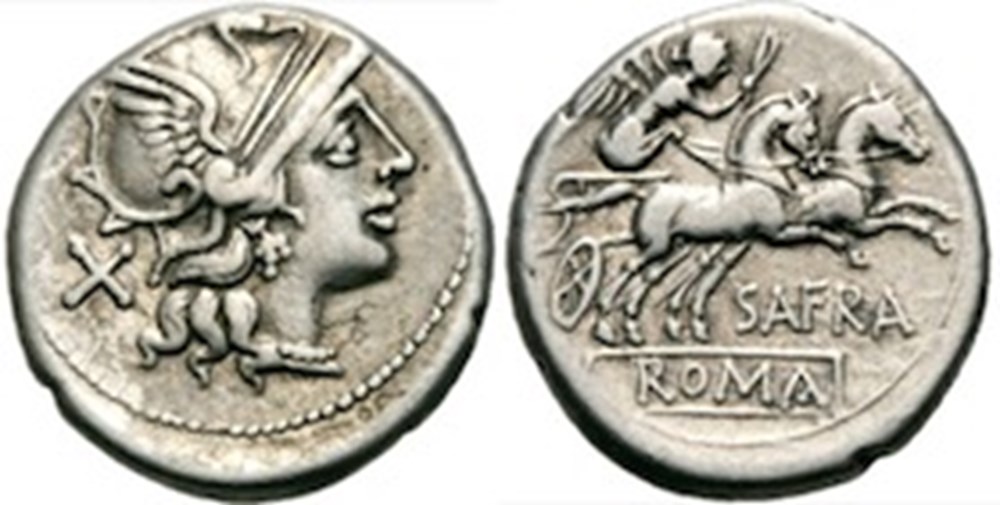 (- 150) Afrania' monnaies antiques romaines imperiales et republicaines 150 afrania
