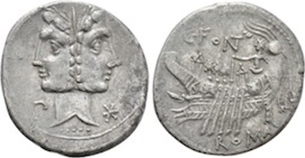 monnaies antiques romaines imperiales et republicaines 114 113 fonteia