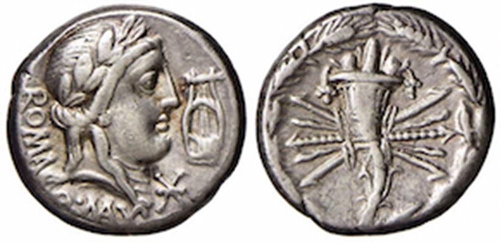 monnaies antiques romaines imperiales et republicaines 082 081 fabia