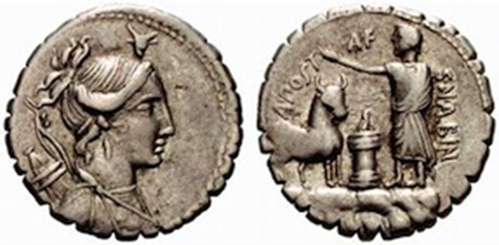 monnaies antiques romaines imperiales et republicaines 081 postumia