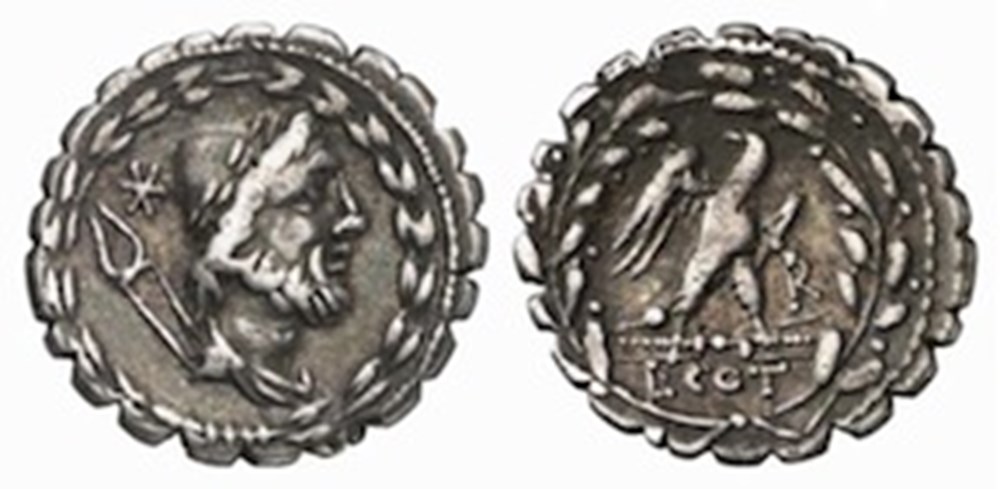 (- 105) Aurelia' monnaies antiques romaines imperiales et republicaines 105 aurelia