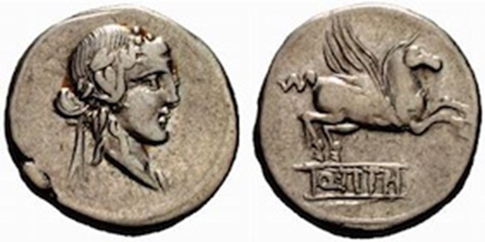 (- 090) Titia' monnaies antiques romaines imperiales et republicaines 090 titia