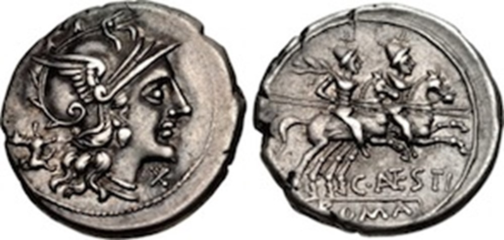 (- 146) Antestia' monnaies antiques romaines imperiales et republicaines 146 antestia