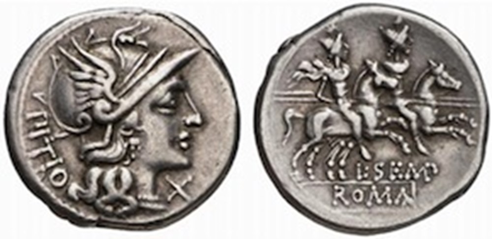 (- 148) Sempronia' monnaies antiques romaines imperiales et republicaines 148 sempronia