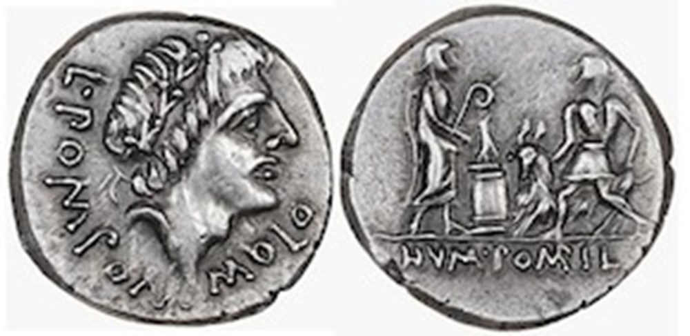 monnaies antiques romaines imperiales et republicaines 097 pomponia