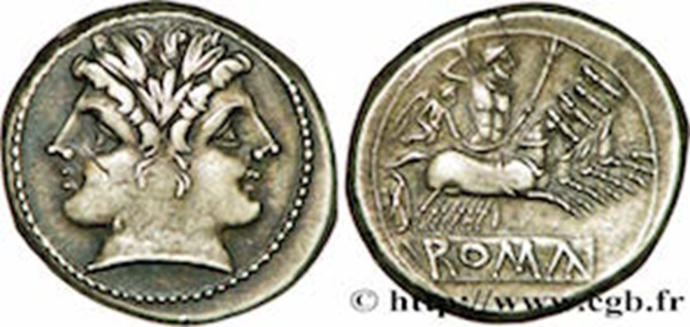 (- 225 - 215 ) Anonyme monnaies antiques romaines imperiales et republicaines 225 215 anonyme