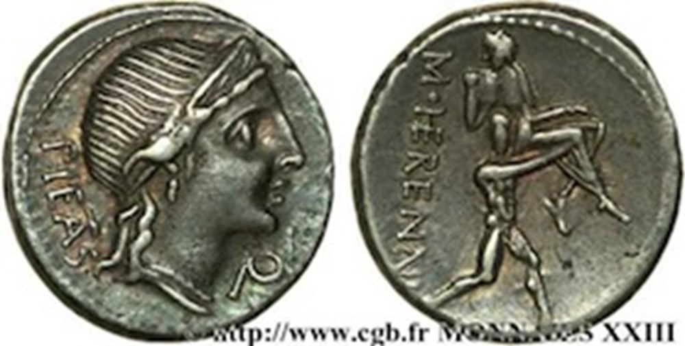 monnaies antiques romaines imperiales et republicaines 108 107 herennia