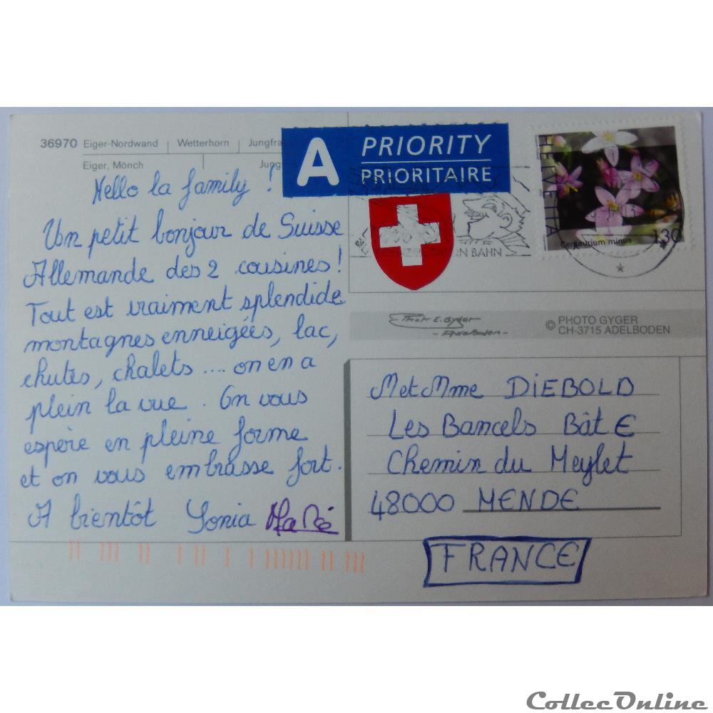 CP de Suisse, Berne, Kleine Scheidegg carte postale europe alsace cp de suisse berne kleine scheidegg